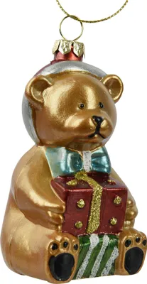 Produktbild von Christbaumschmuck Kunststoff 11cm Teddy Bär Figur Braun