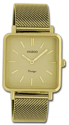 Obrázek produktu pro Hodinky Oozoo, kolekce Vintage, model C20010, zlaté, náramek z nerezové oceli, analogové. Model: D3UOC20010