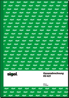 Produktbild von Formularbuch Kassenabrechnung A4 VE=5x2x50 Blatt
