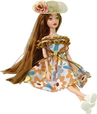 Produktbild von LEAN Toys 13921 Puppe Emily mit Herbsthut