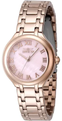 Obrázok produktu pre Invicta Wildflower 48232 Dámske hodinky - Quartz strojček - Nerezová oceľ s ružovým ciferníkom - 32 mm