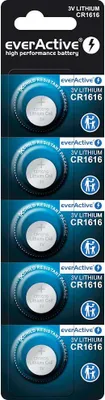 Obrázok produktu pre EverActive CR1616 mini lítiová batéria - blister s 5 kusmi