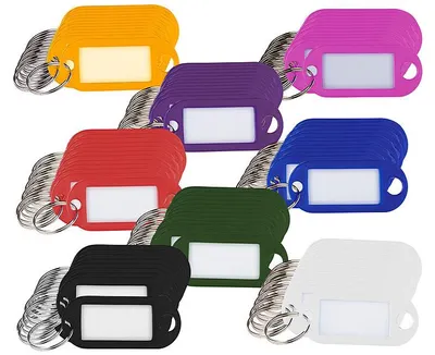 Image de Porte-clés avec étiquettes personnalisables - x96