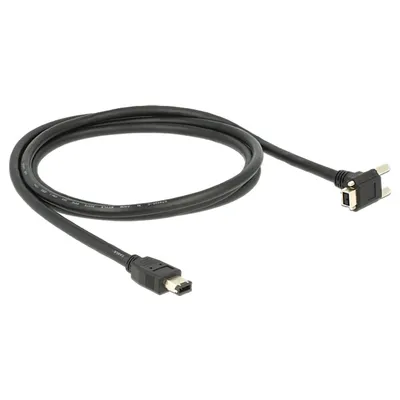 Produktbild von DeLOCK 83589, FireWire 400 (IEEE 1394/IEEE 1394a), 6-p, 9-p, Schwarz, Männlich/Männlich, 400 Mbit/s
