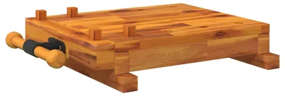 Obrázek produktu pro Pracovní deska se svěrákem 52x44x9,5 cm masivní akáciové dřevo