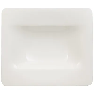 Zdjęcie produktu dla Villeroy & Boch Modern Grace, Talerz na zupę, Prostokątny, Porcelana, Biały, 0,27 l, 457 g