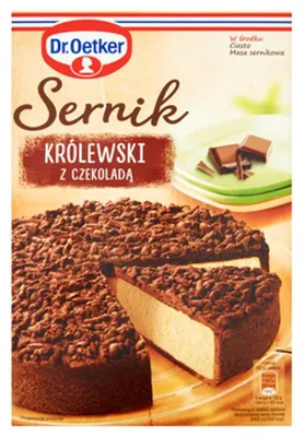 Obrázek produktu pro Dr. Oetker Královský tvarohový dort s čokoládou 520 g