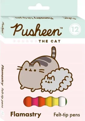 Image de Marqueurs Pusheen Majewski 12 couleurs