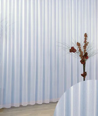 Produktbild von heimtexland ® Gardinen Stores Vorhang Sablé weiß transparent Kräuselband Store Gardine Typ96 Höhe 245 cm 300cm f. Dekobr. 100-130cm