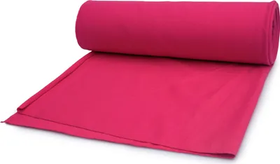 Produktbild von French Terry, Baumwolle Sweatshirtstoff, Fuchsie 50 x 185 cm