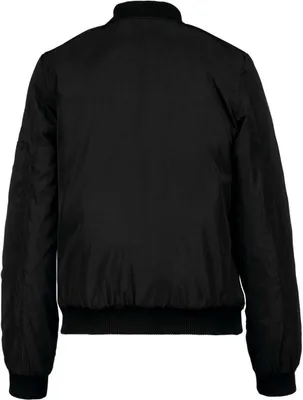Produktbild von Kariban Damen Bomberjacke Blouson Baseball Jacke Collegejacke, Größe:M, Farbe:Schwarz