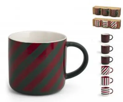 Immagine prodotto di H&H Set 3 Mug Holly Cc360