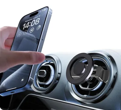 Produktbild von Handyhalterung Auto für MagSafe, Magnetische KFZ-Halterung für runde Lüftung, Kompatibel mit iPhone & Samsung, 4,0-7,2 Zoll