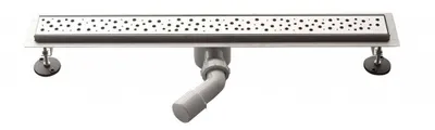 Produktbild von Aqualine BUCANERA Bodenrinne aus Edelstahl mit Rost, L-900, DN50