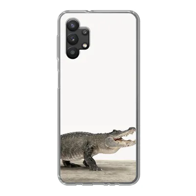 Produktbild von MuchoWow® Handyhülle Schutzhülle Hülle für Samsung Galaxy A32 5G Kinder - Krokodil - Junge - Kinder - Mädchen Silikon Softcase Handy Hülle - Softcase