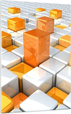 Produktbild von Bilder auf glas - Einteilig - Abstrakt computer grafik struktur - 50x70cm - Glasbilder - Wandbilder - Bilder - Wanddekoration aus Glas - Glas Bilder - Wandbild auf Glas - GPA50x70-2530
