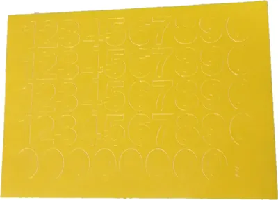 Immagine prodotto di Lettere e numeri autoadesivi