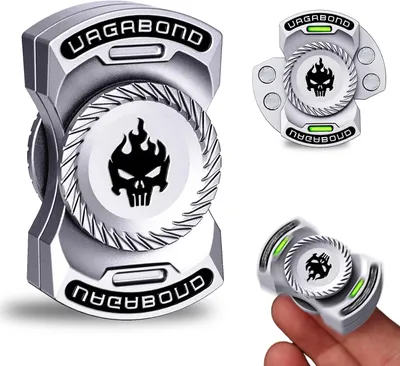 Imagen del producto de Spinner multifuncional de metal (3 en 1) – con deslizador magnético y función de trompo