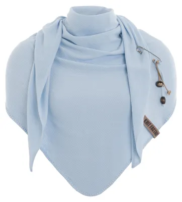 Produktbild von Knit Factory Lola Dreieckstuch - Serein Blue - 190x85 cm