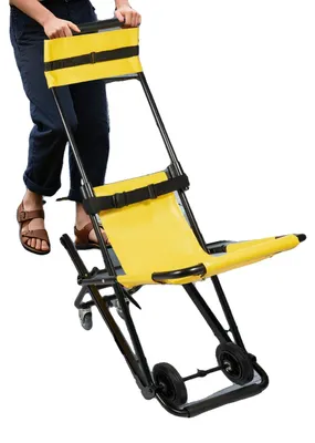 Obrázek produktu pro Přenosná židle, hliníková konstrukce, 4 kola, nastavitelná opěrka hlavy, kompaktní skládací design, nosnost 350 lbs
