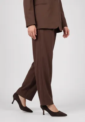Produktbild von Schokoladenbraune Wildleder-Stiletto-Pumps, Größe 37