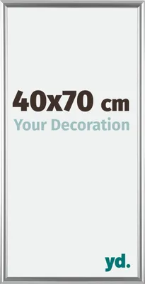 Image de Cadre photo, 40x70 cm, argent, plastique, Bordeaux