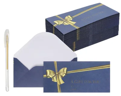 Obrázok produktu pre Omgoods – Sada 100 mini obálok – 7 x 3 cm – vhodné na pozvánky a darčeky