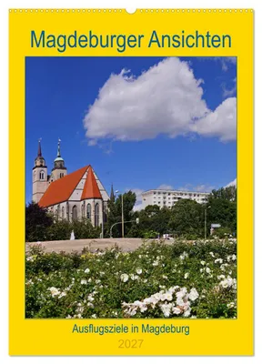 Produktbild von Magdeburger Ansichten (Wandkalender 2027 DIN A2 hoch), CALVENDO Monatskalender