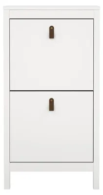 Image de CALICOSY - Etagères à chaussures 2 portes abattantes H102,9 cm - BARCELONE