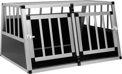 Obrázok produktu pre Prepravka pre psa s dvojitými dvierkami 89x69x50 cm