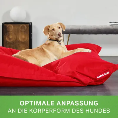 Produktbild von Green Bean Hundebett für mittlere & große Hunde 140x180cm mit EPS Perlen Füllung - Hundekissen Hundematte Hundesofa Dog Bed