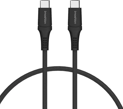 Image de imoshion Câble tressé USB-C vers USB-C - 0,25 mètre - Noir