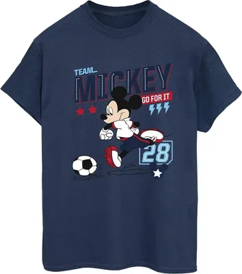 Produktbild von Disney - "Team Football" T-Shirt für Damen BI38598 (XXL) (Marineblau)