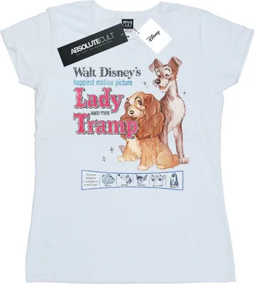 Produktbild von Disney - "Lady And The Tramp" T-Shirt für Damen BI16207 (XL) (Weiß)