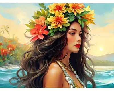 Image de NORIMPEX Diamond petit poêle Dvka au bord de la mer 30 x 40 cm