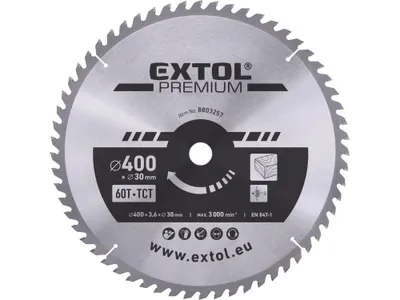 Produktbild von Sägeblatt mit SK-Zähnen, 400 x 2,8 x 30 mm
