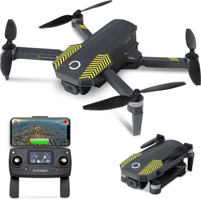 Produktbild von Overmax »X-BEE 9.5 FOLD« Drohne (3840 x 2160, 4K 16 FPS, 2,5K 25 FPS, 4K Kamera, FPV WiFi Live, Klasse C0, GPS, Reichweite 600m, Akku 1820 mAh, Flugzeit bis zu 22 min, Geschwindigkeit bis zu 40 km/h, LEDs)