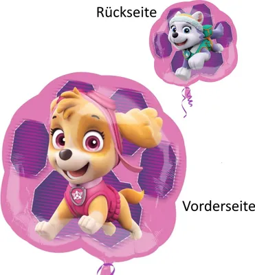 Produktbild von amscan Folienballon PAW PATROL Girls 63x58cm