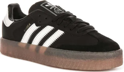 Produktbild von Adidas Sambae in Schwarz Weiß für Damen – 8 UK - 42 EU - 9.5 US / Black White