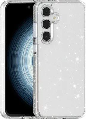 Produktbild von Samsung Galaxy S25 FE Hülle - Coverup Glitzer TPU Back Cover - Transparent