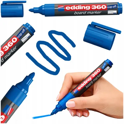 Produktbild von Edding Marker für Whiteboards Blau Rundspitze