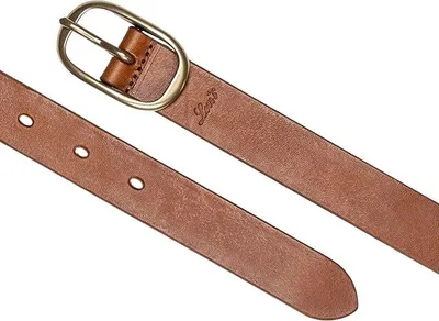 Imagen del producto de Cinturón de cuero bovino para mujer, modelo D7791-0002, color rojo, línea "Mainline" de Levi's, talla 95