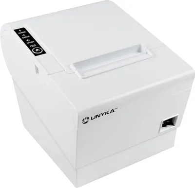 Zdjęcie produktu dla UNYKAch UK56009W, Termiczny, Drukarka POS, 230 mm/s, Kod kreskowy, Tekst, Katakana, PC347, PC850, PC852, PC858, PC860, PC863, PC865, PC866, WPC1252, 3,75 mm