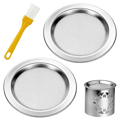 Image de Solidchoice - Filtre à sédiments en acier inoxydable brossé - Ø 10 cm