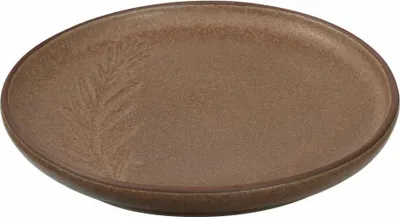 Obrázek produktu pro Jamie Oliver Rustic Italian antipasti talíř, talíř na antipasti, talíř na svačinu, servírovací nádobí, kamenina, kávově hnědá, Ø 15 cm, 556921