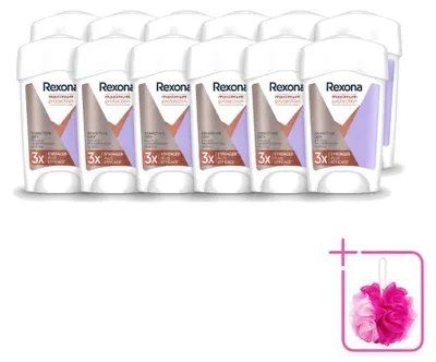Produktbild von 12 x Rexona Women Maximum Protection Sensitive Dry Anti-Transpirant Stick 45 ml - Sparpackung - 12 Stücke