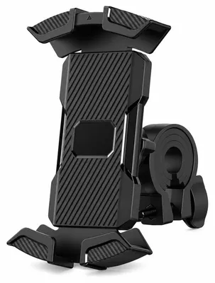 Produktbild von Handyhalterung Fahrrad und Motorrad, Teleskopklemme mit Schnellverriegelung für 4,7–6,8 Zoll Smartphone