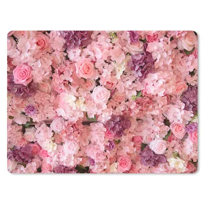 Produktbild von MuchoWow® Mauspad Mousepad Blumen - Rosa - Rosen 40x30 cm - Mousepads - Maus Mat - Pad - Mausunterlage - Anti Rutsch
