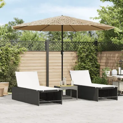 Produktbild von Maison Exclusive - Sonnenschirm mit Stahlmast Braun 324x324x247 cm