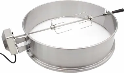 Produktbild von Premium Grillspieß Drehspieß Set für Kugelgrill (Ø 57 cm) Edelstahl